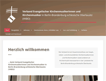 Tablet Screenshot of kirchenmusikerverband-ekbo.de